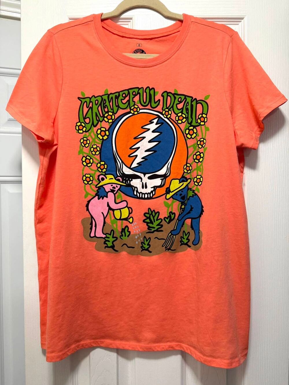 Torrid‎ 0 0X size 12 The Grateful Dead Bear Logo Hippie Boho Retro Rock T Shirt